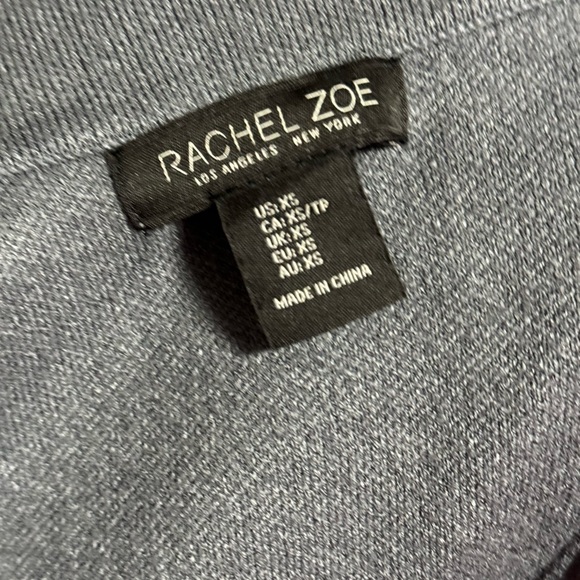 Rachel Zoe Women's S Gray Open Front Knit Cardigan Sweater Vest - Picture 9 of 11